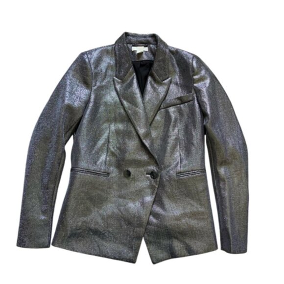 Metallic Structured Blazer - Medium - Picture 5 of 10